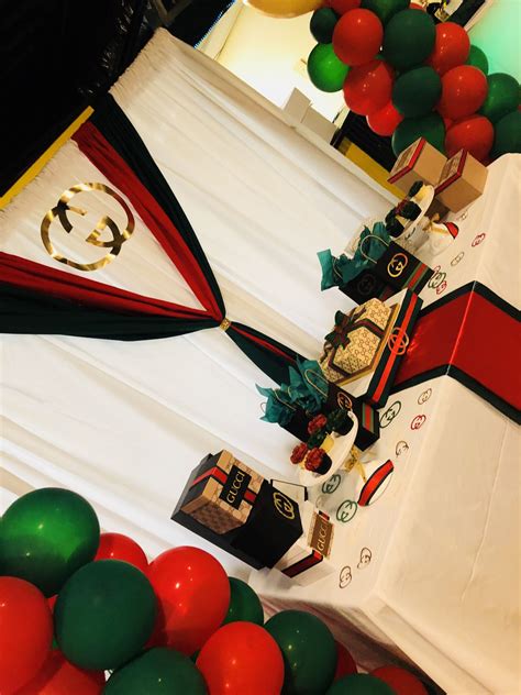 gucci party theme|gucci party decorations.